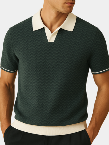 ARNAUD LYON | POLO SHIRT EN TISSU RICCIO DE