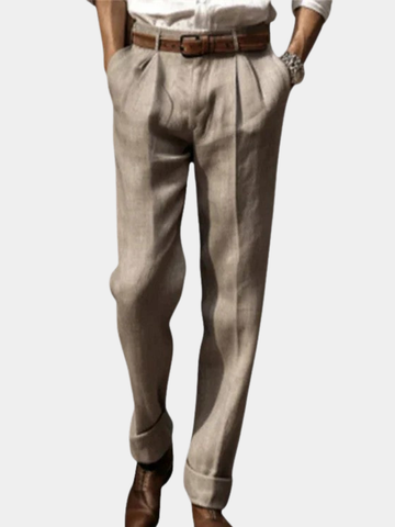 ARNAUD LYON | PANTALON EN LIN CLASSIQUE