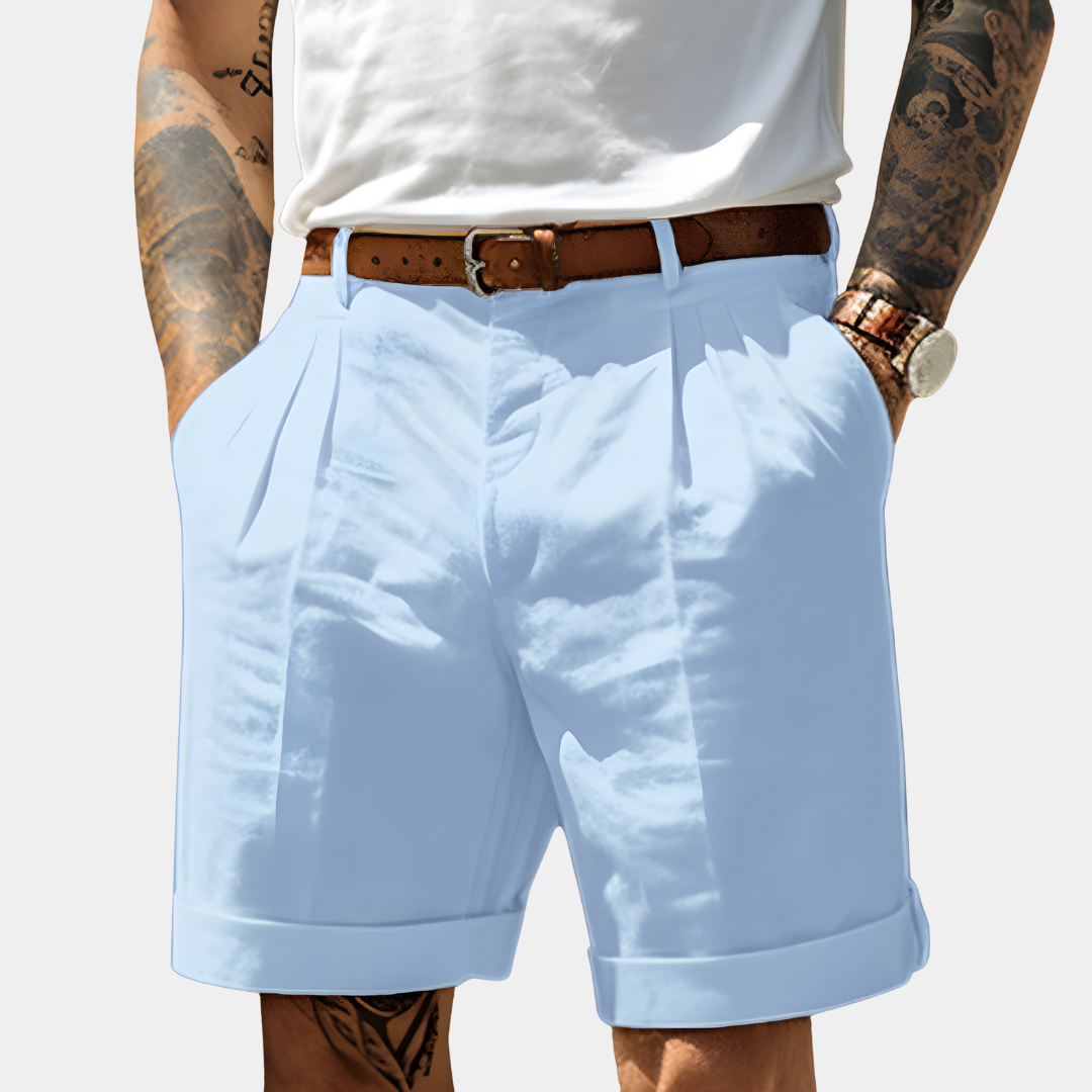 ARNAUD LYON | BERMUDAS ÉLÉGANTS EN COTON RESPIRANT