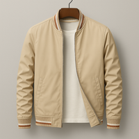 ARNAUD LYON | VESTE BOMBER D'ÉTÉ AVEC RAYURES