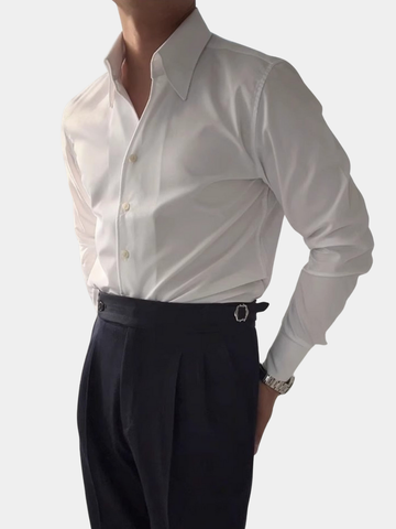 ARNAUD LYON | CHEMISE ATHLÉTIQUE ITALIENNE EN BAMBOU POUR HOMME