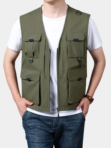ARNAUD LYON | GILET CARGO RESPIRANT MULTI-POCHES