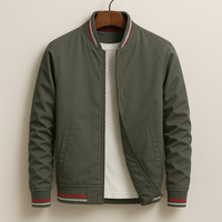 ARNAUD LYON | VESTE BOMBER D'ÉTÉ AVEC RAYURES