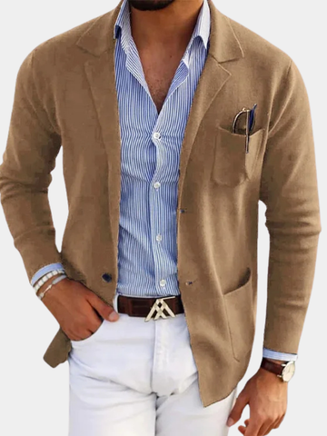 ARNAUD LYON | BLAZER LUXUEUX HOMME EN MATÉRIAU SOUPLE