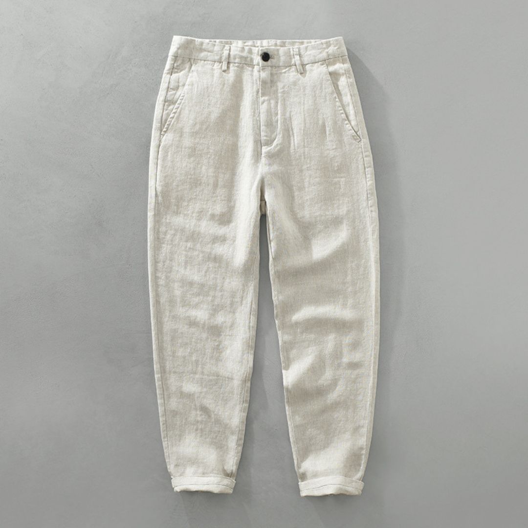 ARNAUD LYON | Pantalons Droits En Lin