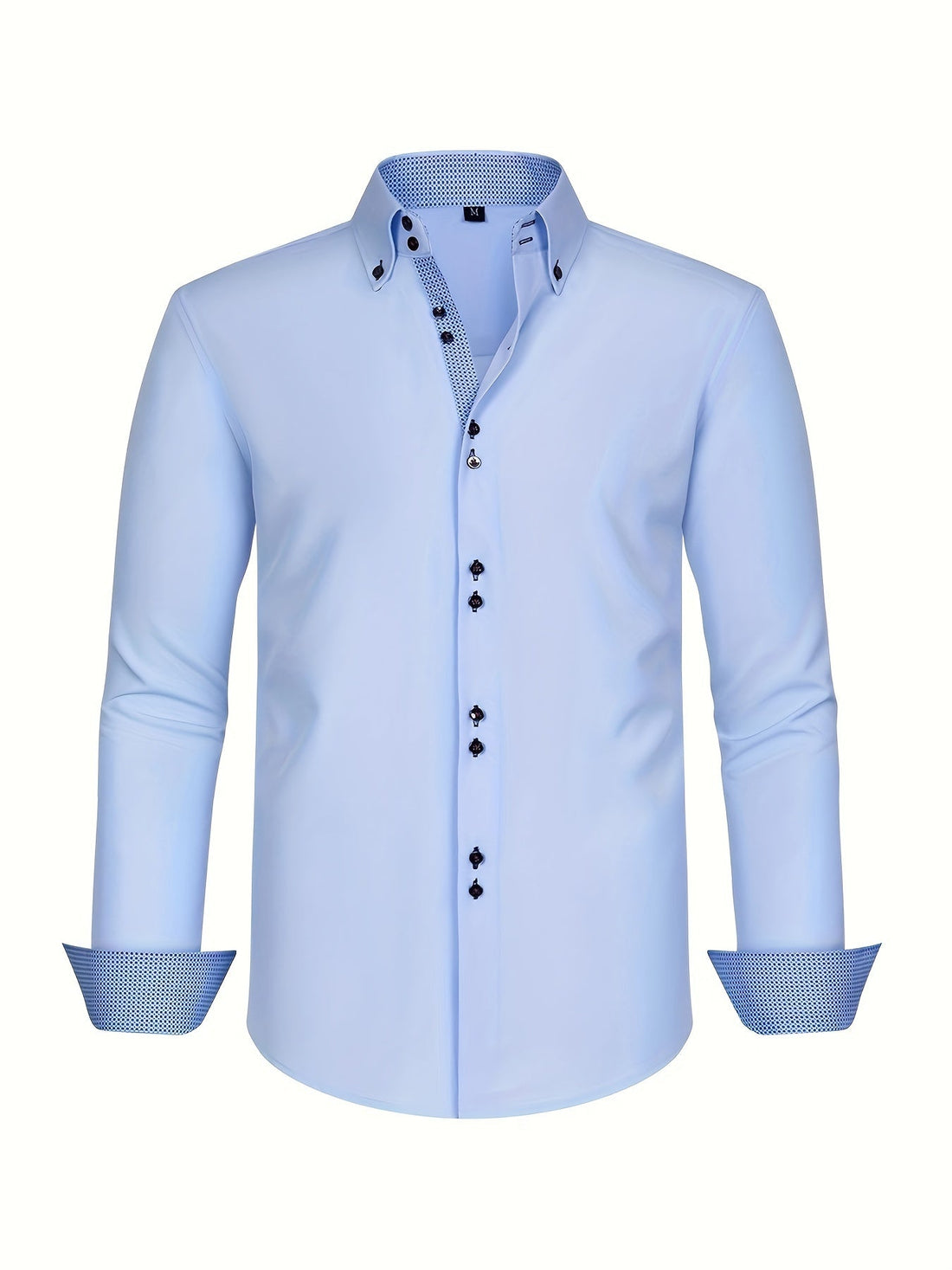 ARNAUD LYON | CHEMISE ÉLÉGANTE LÉGÈRE AVEC DÉTAILS CONTRASTÉS