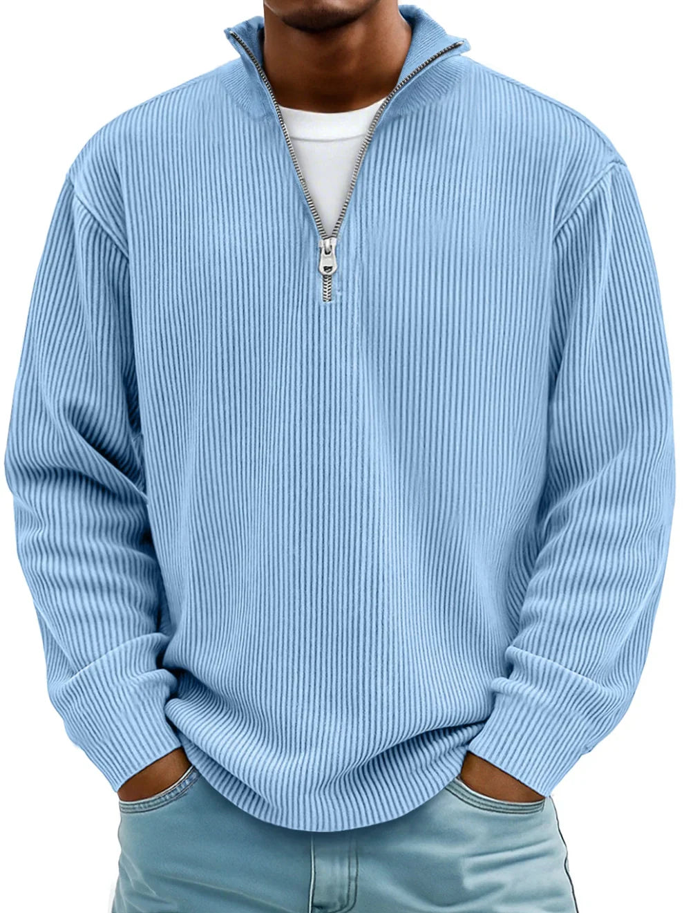 ARNAUD LYON | PULL AVEC ZIP TENDANCE
