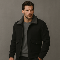 ARNAUD LYON | VESTE POUR HOMME AVEC FAUSSE FOURRURE