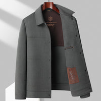 ARNAUD LYON | MANTEAU EN LAINE D'AUTOMNE