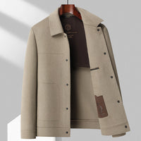 ARNAUD LYON | MANTEAU EN LAINE D'AUTOMNE