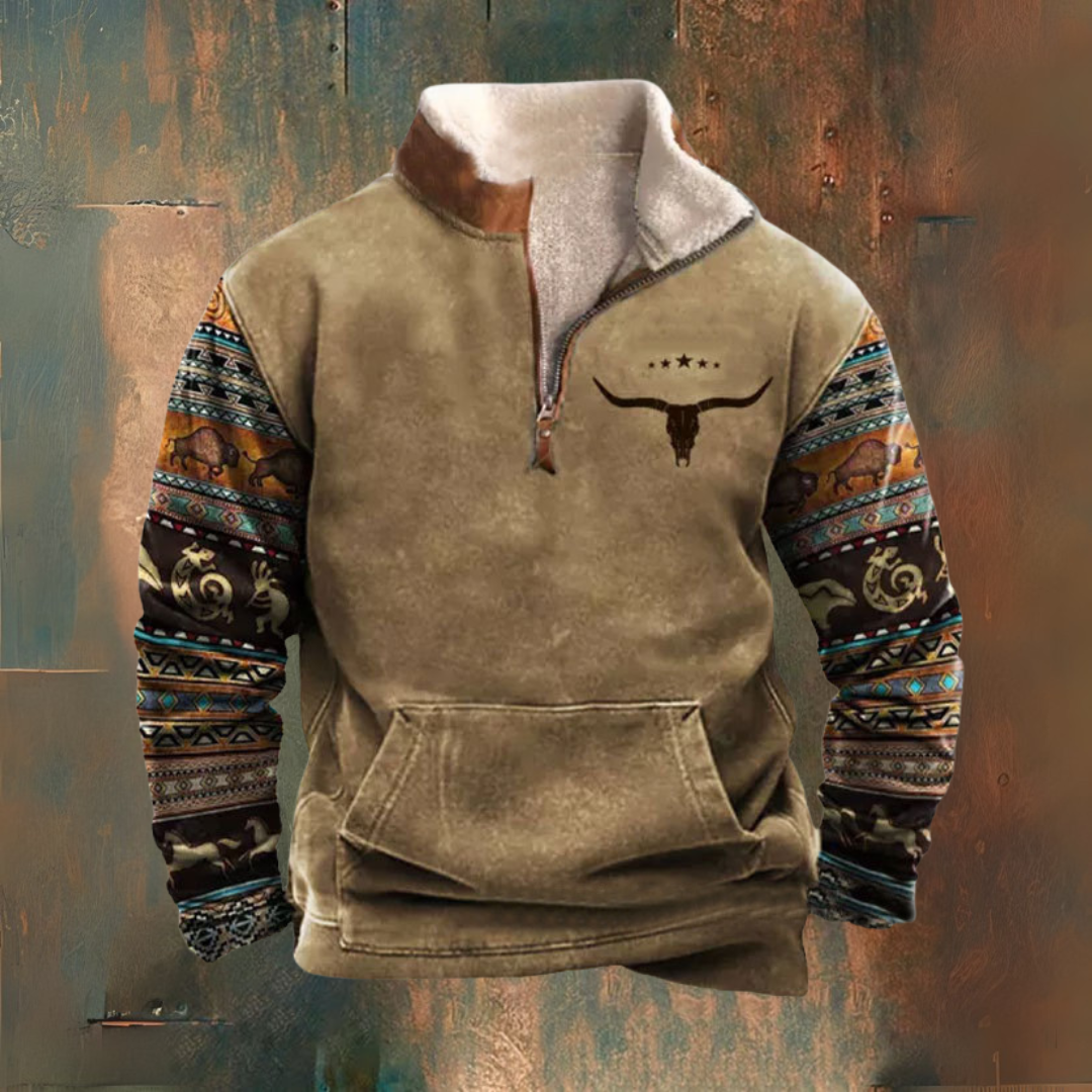 ARNAUD LYON | PULL MOITIÉ ZIP