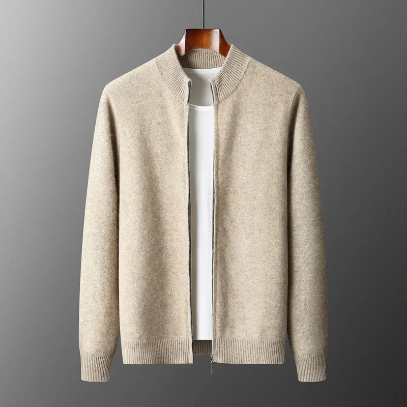 ARNAUD LYON | GILET DE LUXE EN LAINE DE CACHEMIRE PREMIUM