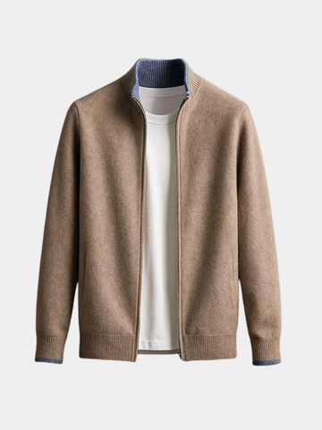 ARNAUD LYON | VESTE EN MAILLE AVEC ZIP