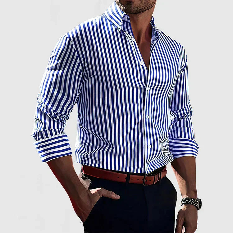 ARNAUD LYON | CHEMISE À RAYURES DÉCIDÉES