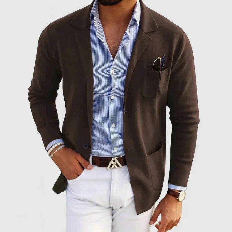 ARNAUD LYON | BLAZER LUXUEUX HOMME EN MATÉRIAU SOUPLE