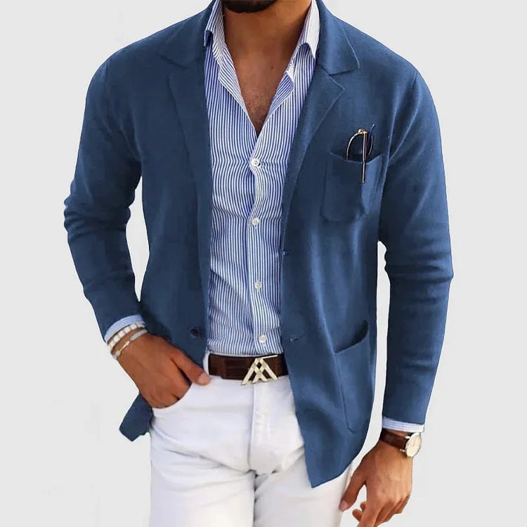 ARNAUD LYON | BLAZER LUXUEUX HOMME EN MATÉRIAU SOUPLE
