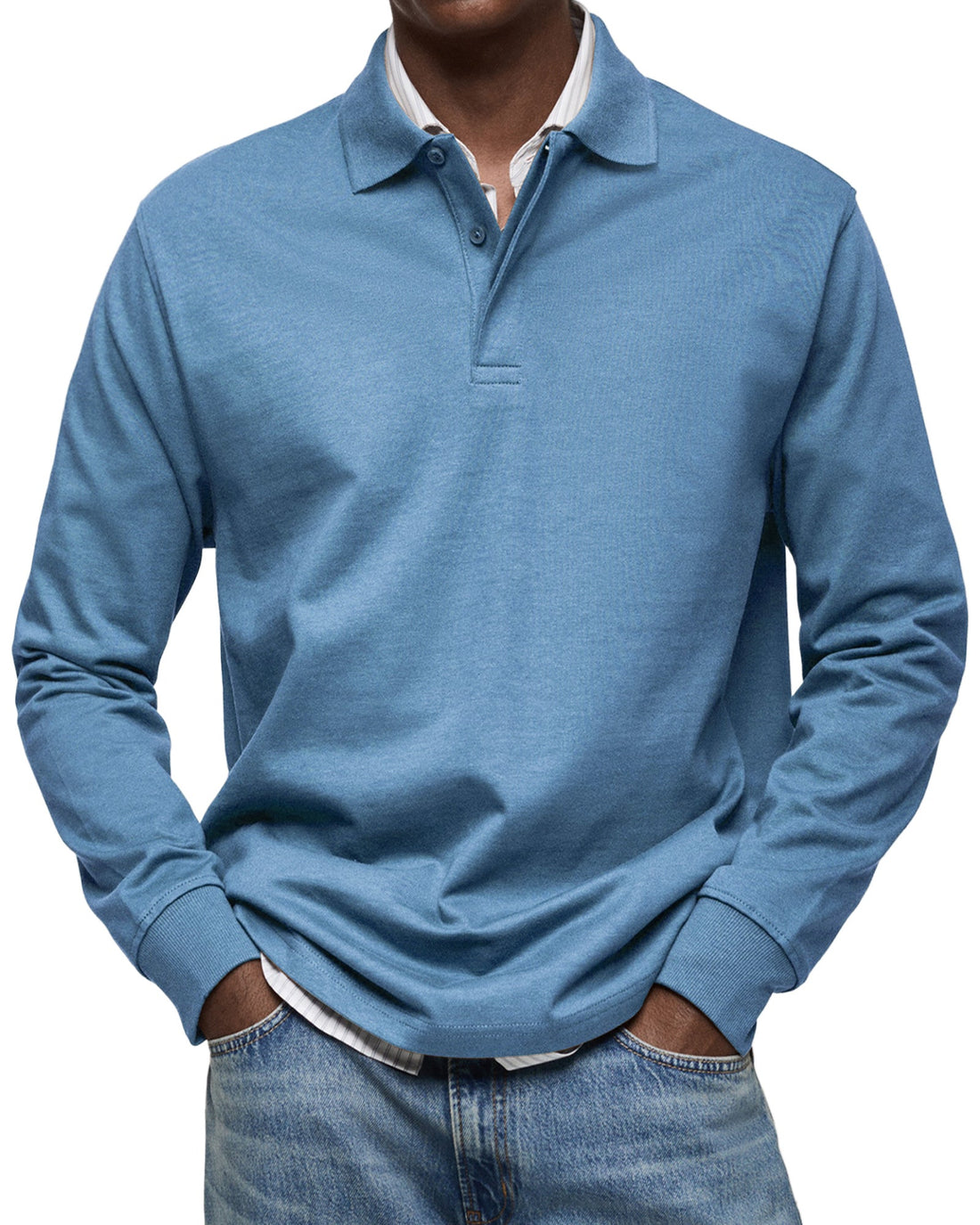 ARNAUD LYON | POLO DE LUXE À MANCHES LONGUES