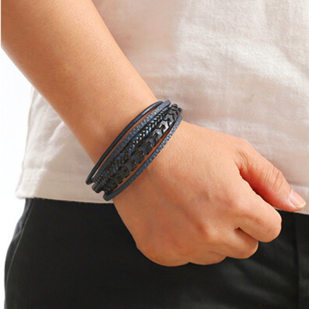 ARNAUD LYON | BRACELET HOMME EN CUIR DE LUXE