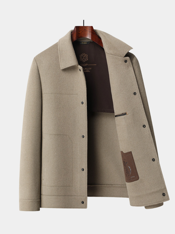 ARNAUD LYON | MANTEAU EN LAINE D'AUTOMNE