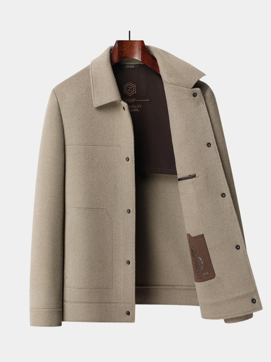 ARNAUD LYON | MANTEAU EN LAINE D'AUTOMNE
