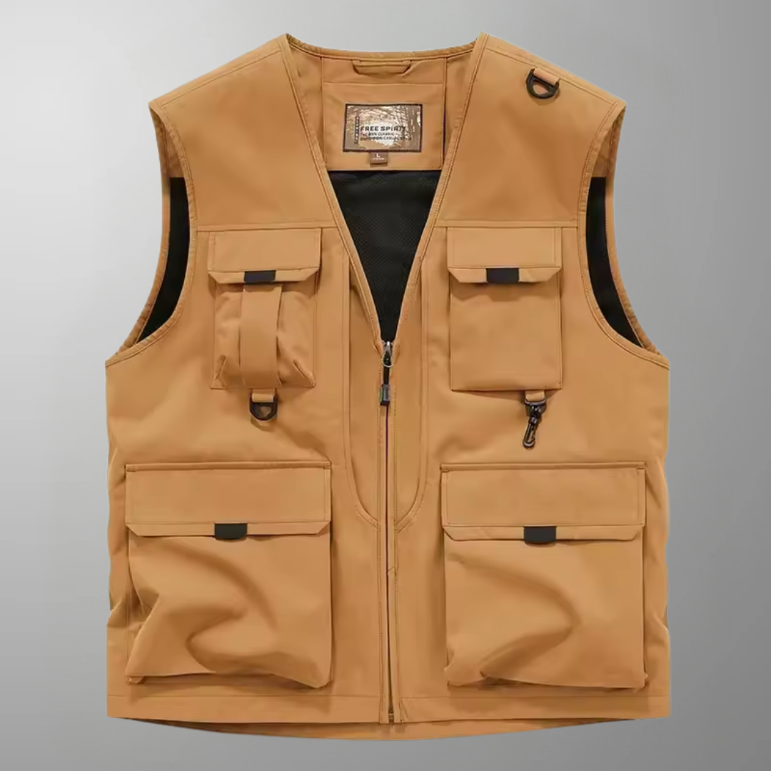 ARNAUD LYON | GILET CARGO RESPIRANT MULTI-POCHES
