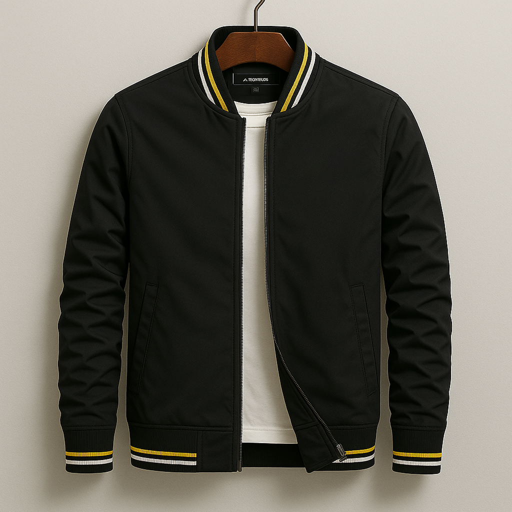 ARNAUD LYON | VESTE BOMBER D'ÉTÉ AVEC RAYURES