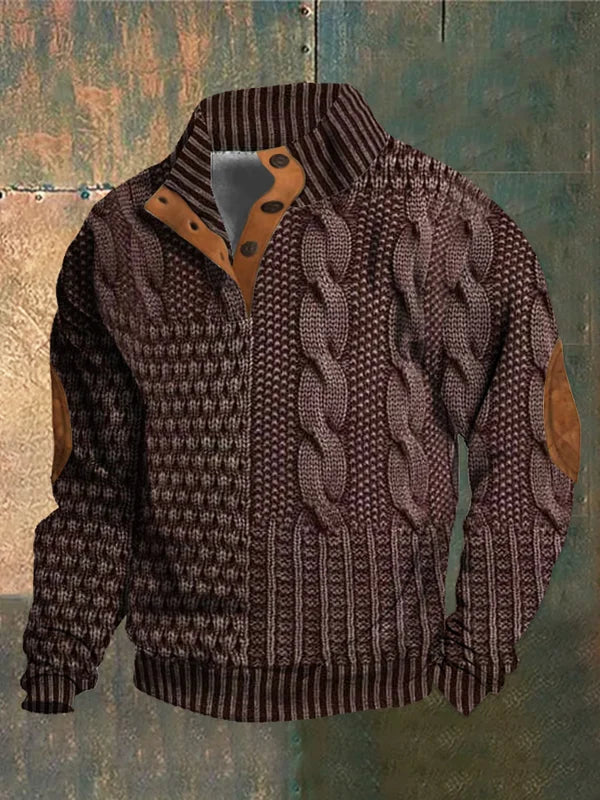 ARNAUD LYON | PULLOVER CHAUD À MOTIF