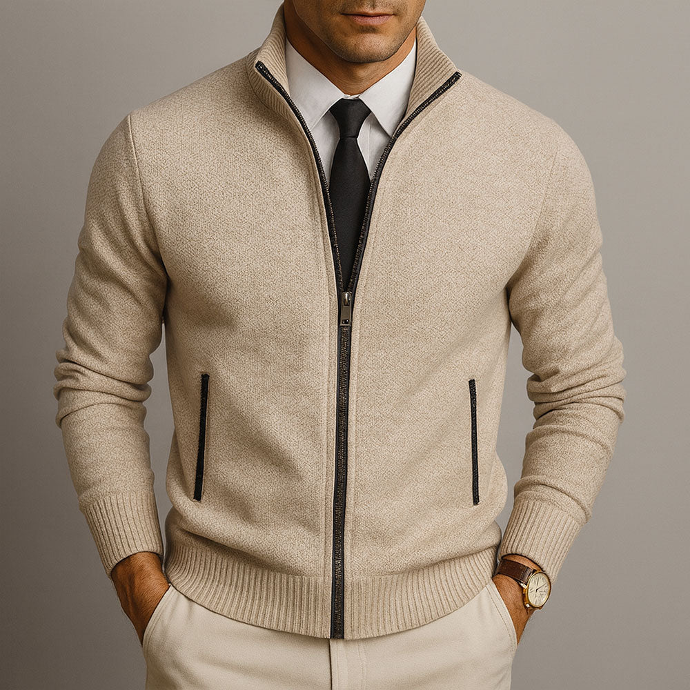ARNAUD LYON | CARDIGAN EN LAINE SUR MESURE