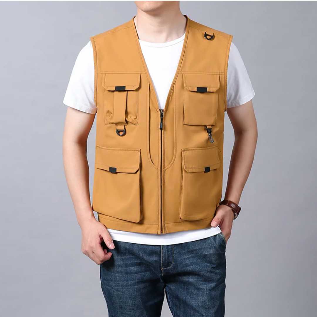 ARNAUD LYON | GILET CARGO RESPIRANT MULTI-POCHES