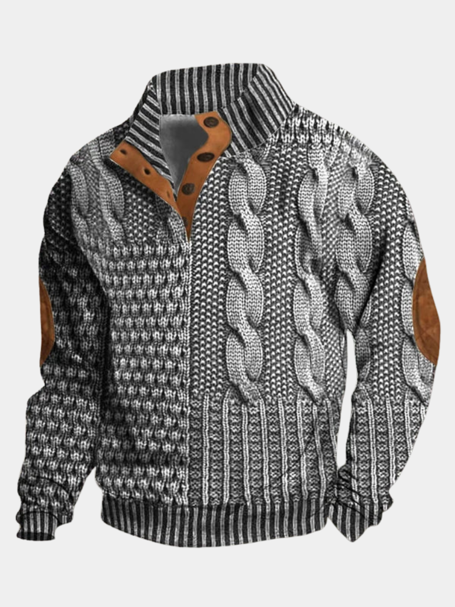 ARNAUD LYON | PULLOVER CHAUD À MOTIF
