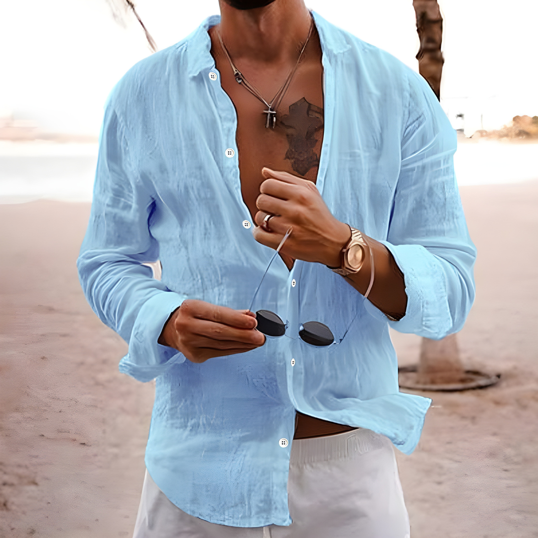 ARNAUD LYON | CHEMISE D'ÉTÉ EN COTON NATUREL