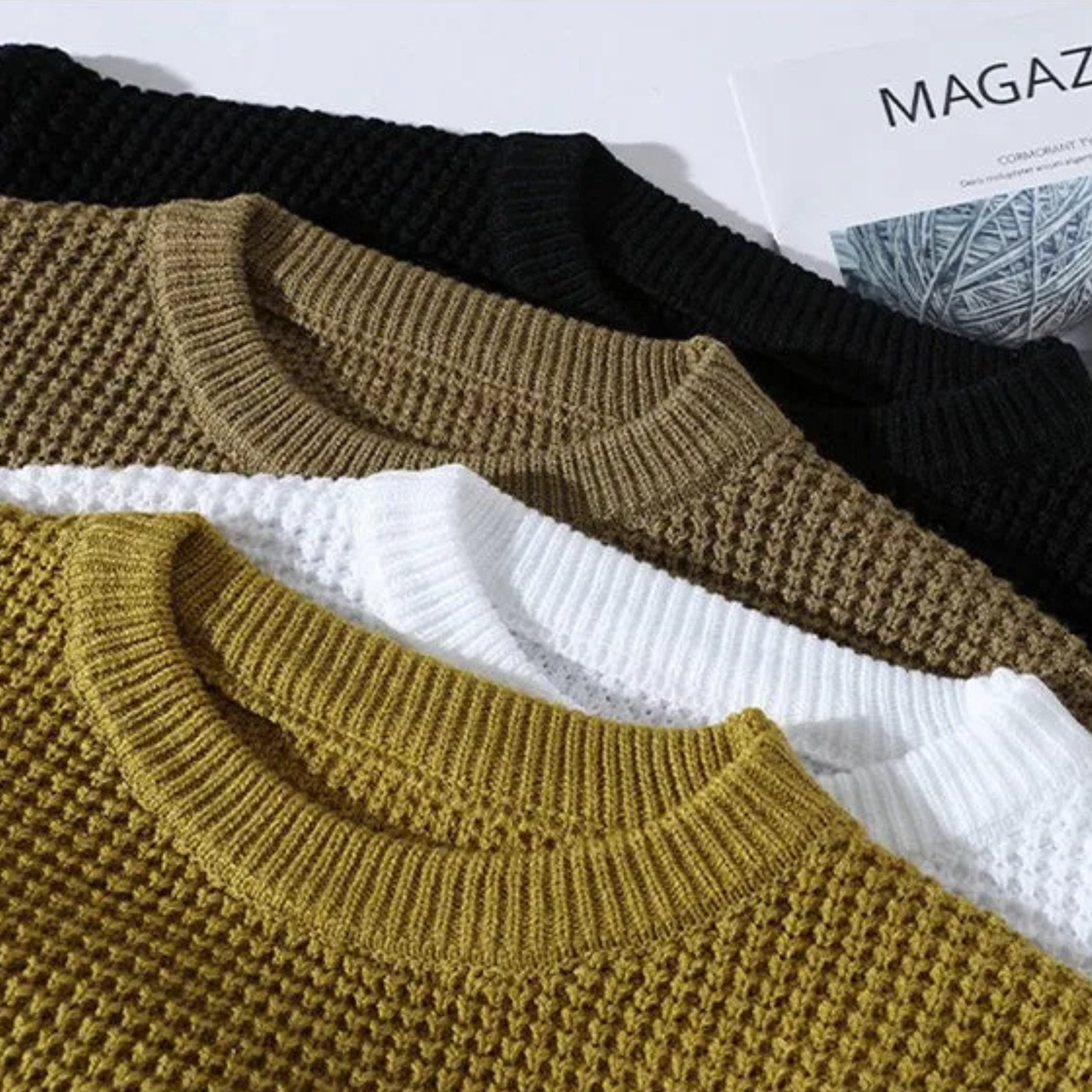 ARNAUD LYON | PULL EN NID D'ABEILLE PREMIUM