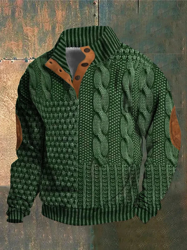 ARNAUD LYON | PULLOVER CHAUD À MOTIF
