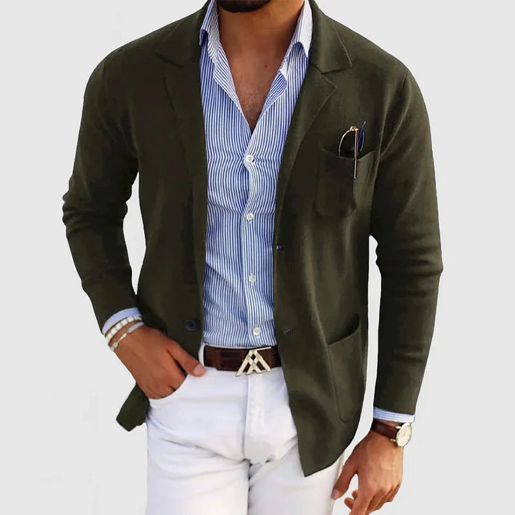 ARNAUD LYON | BLAZER LUXUEUX HOMME EN MATÉRIAU SOUPLE