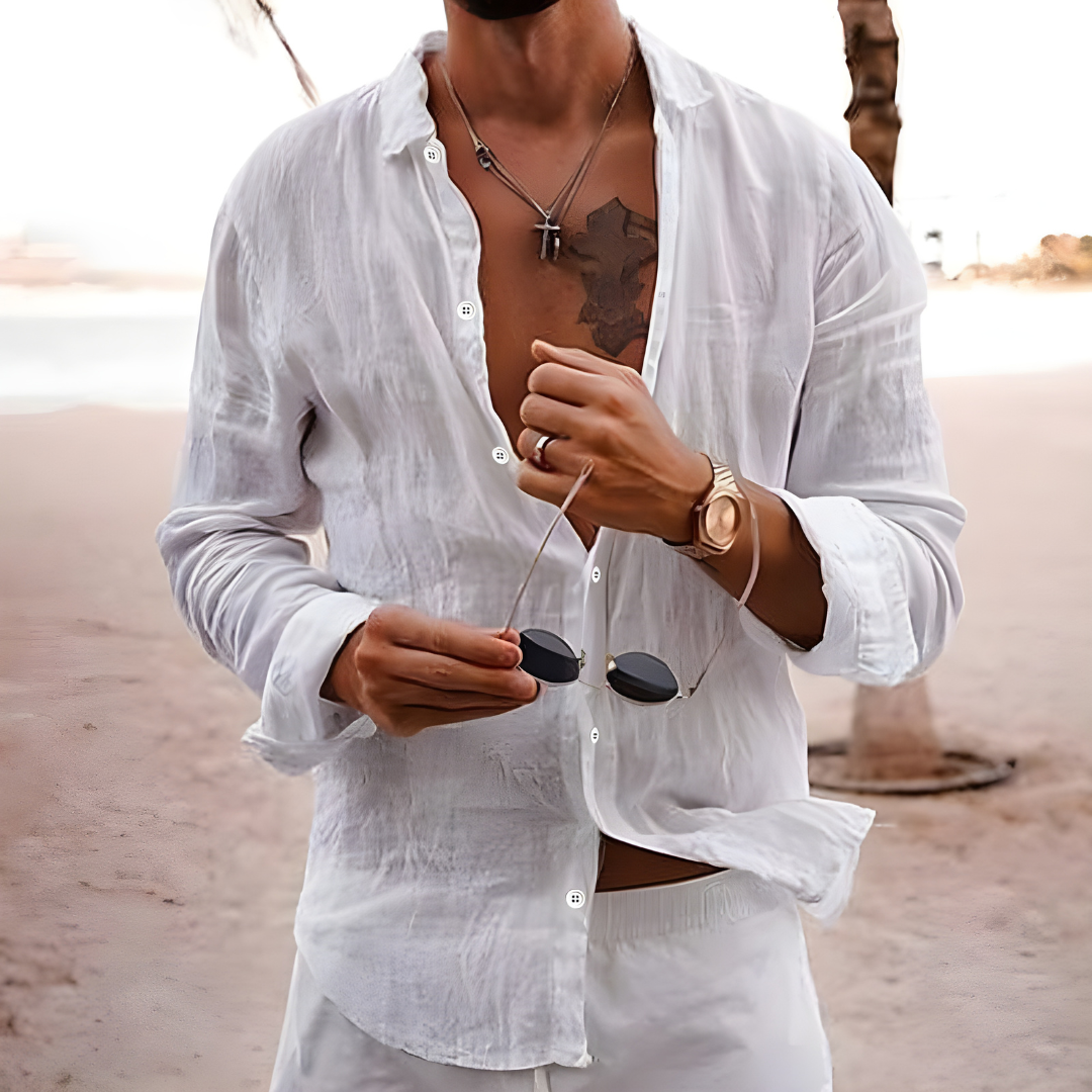 ARNAUD LYON | CHEMISE D'ÉTÉ EN COTON NATUREL