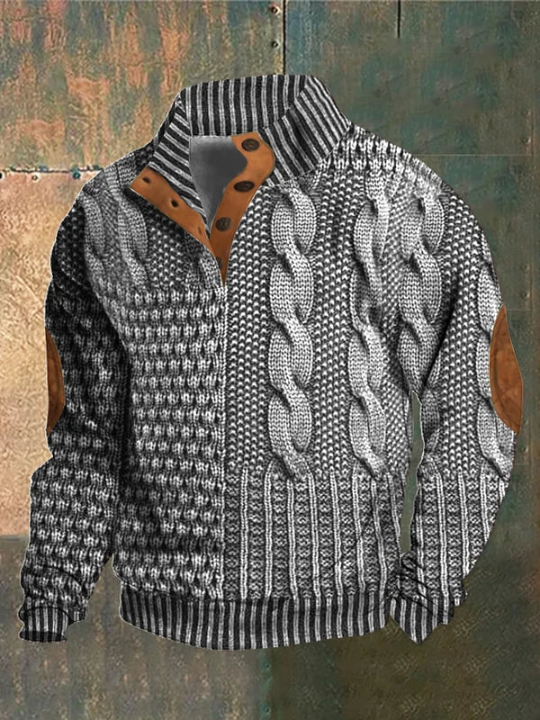 ARNAUD LYON | PULLOVER CHAUD À MOTIF