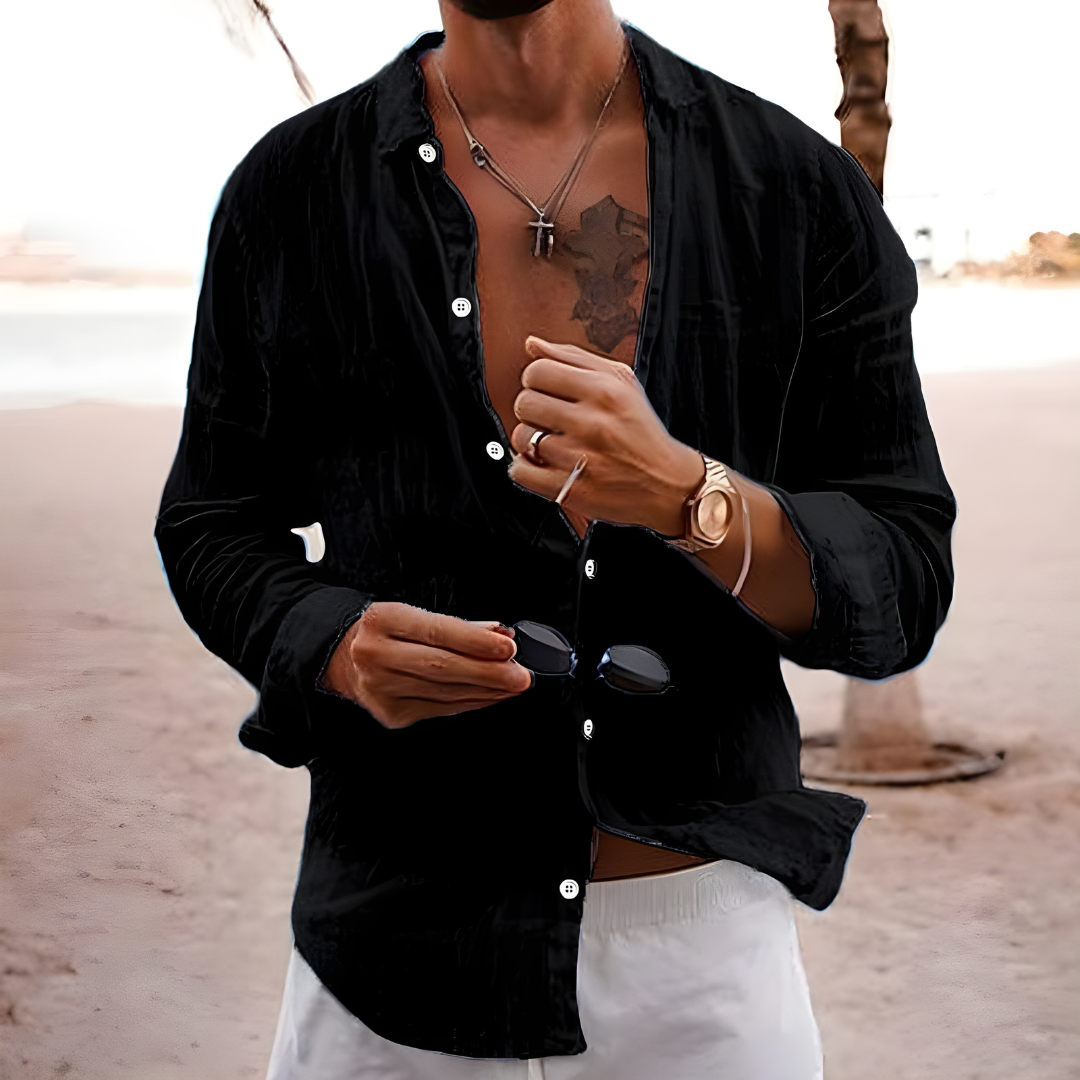 ARNAUD LYON | CHEMISE D'ÉTÉ EN COTON NATUREL
