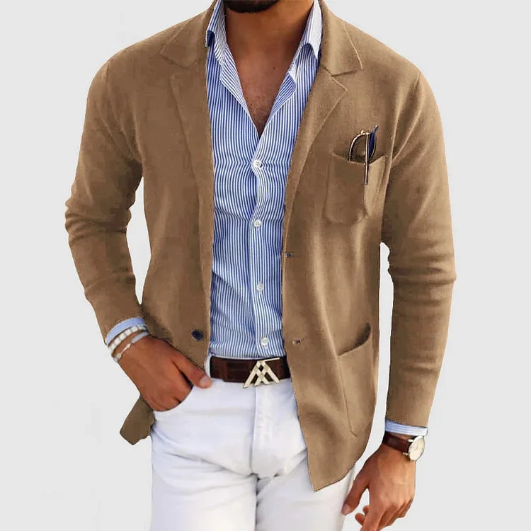 ARNAUD LYON | BLAZER LUXUEUX HOMME EN MATÉRIAU SOUPLE