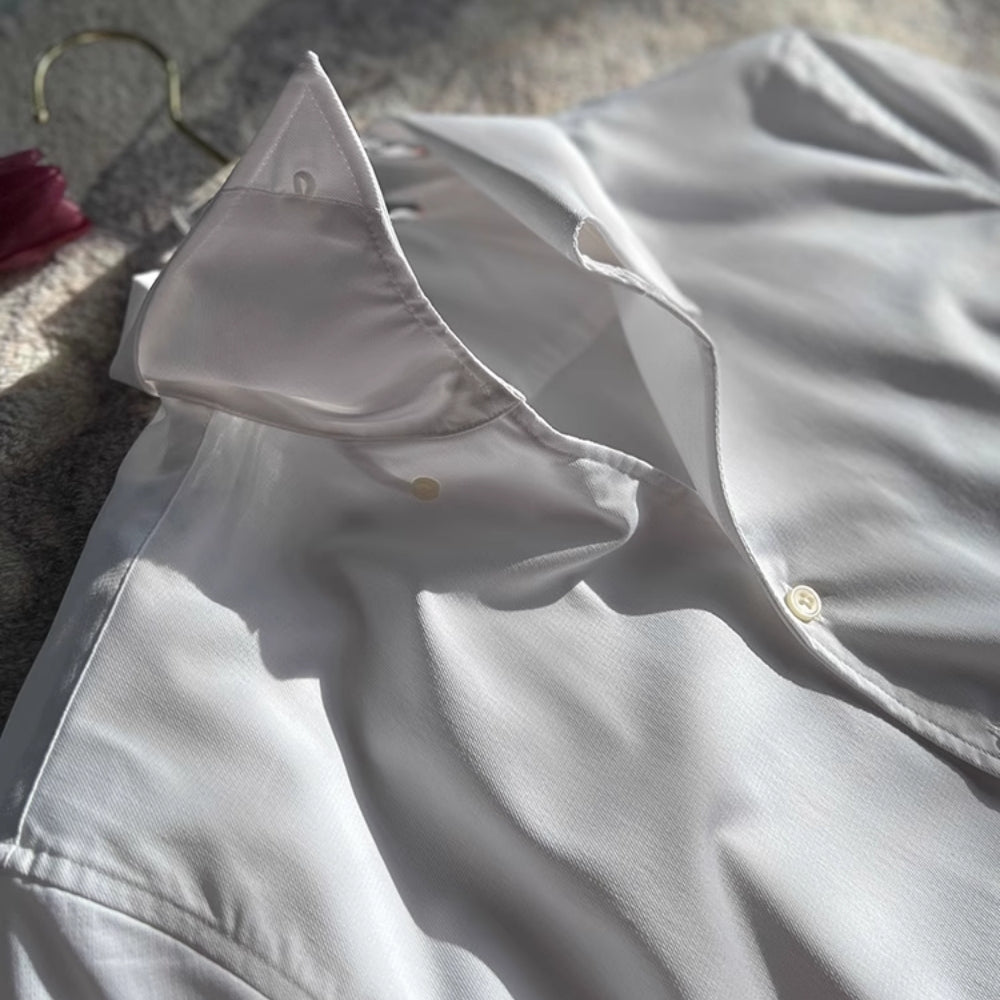 ARNAUD LYON | CHEMISE ATHLÉTIQUE ITALIENNE EN BAMBOU POUR HOMME