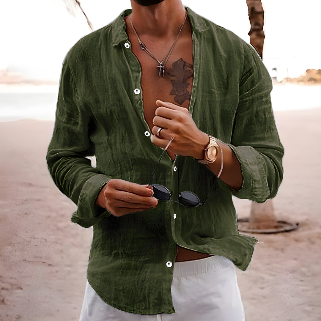 ARNAUD LYON | CHEMISE D'ÉTÉ EN COTON NATUREL