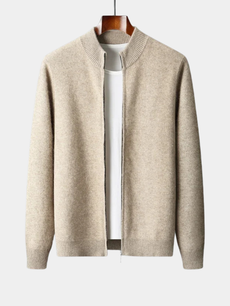ARNAUD LYON | GILET DE LUXE EN LAINE DE CACHEMIRE PREMIUM