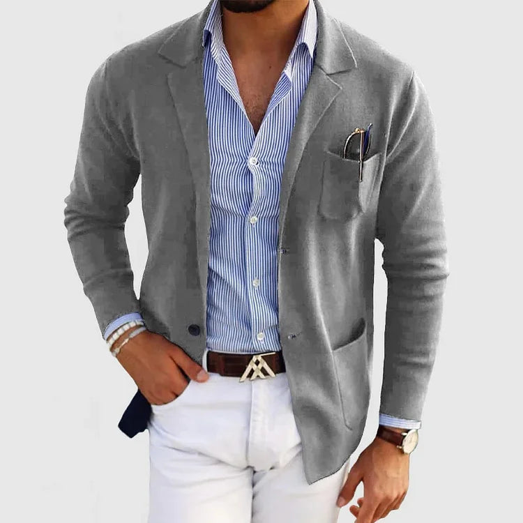 ARNAUD LYON | BLAZER LUXUEUX HOMME EN MATÉRIAU SOUPLE