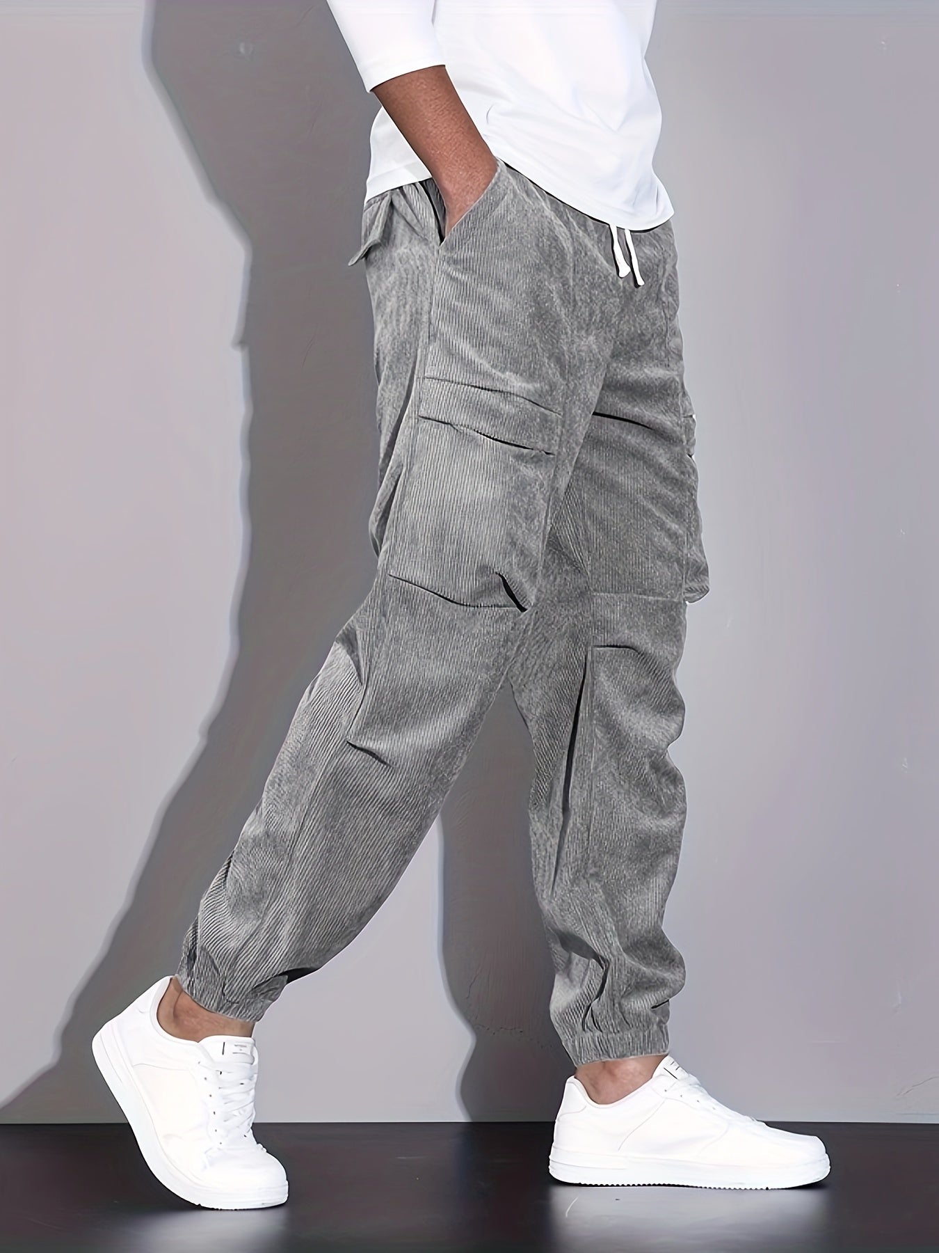 ARNAUD LYON | PANTALON CARGO EN CORDUROY