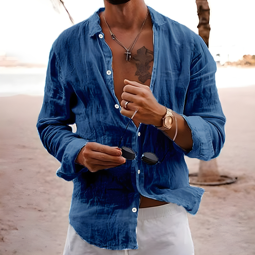 ARNAUD LYON | CHEMISE D'ÉTÉ EN COTON NATUREL