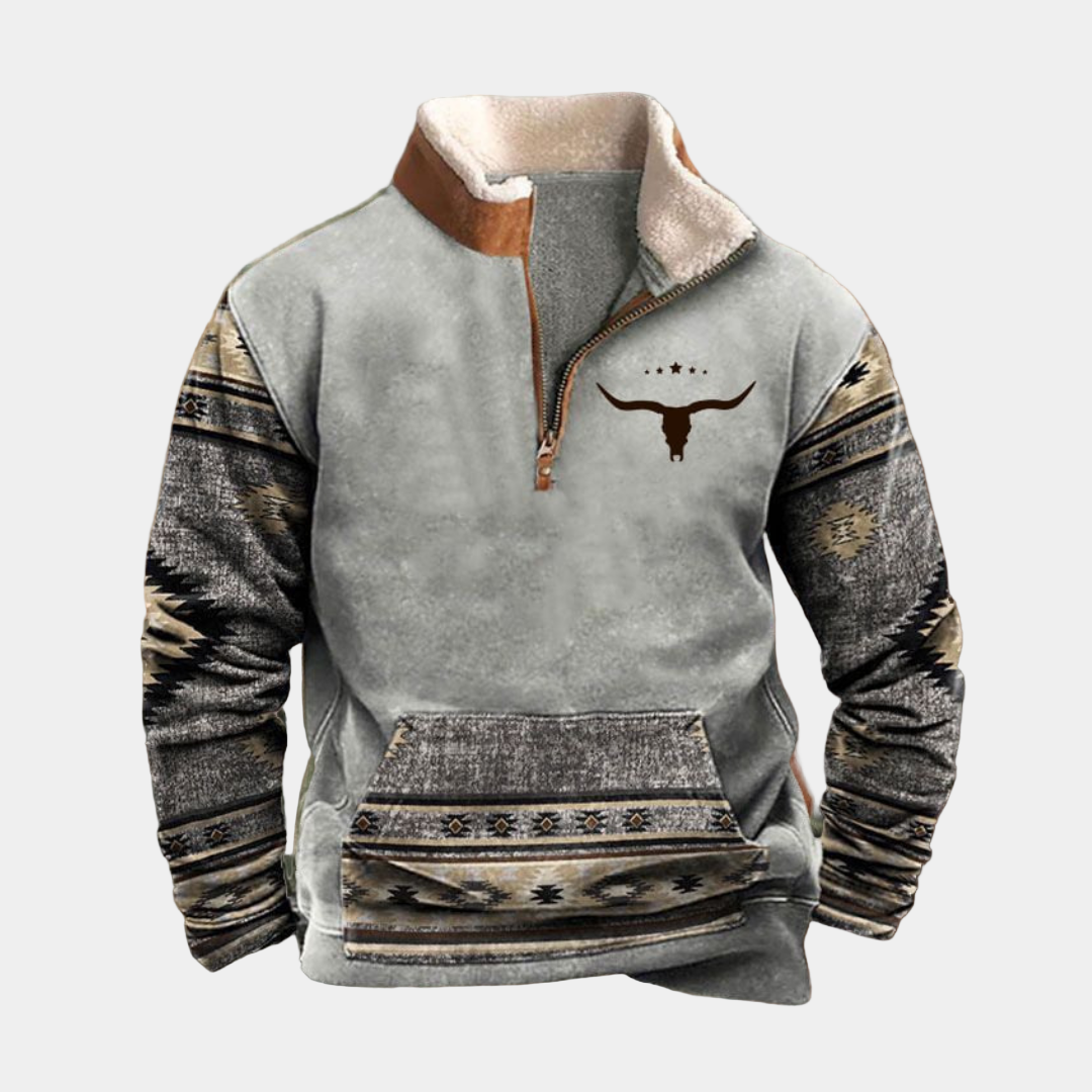 ARNAUD LYON | PULL AVEC DEMI-FERMETURE AUTOMNALE