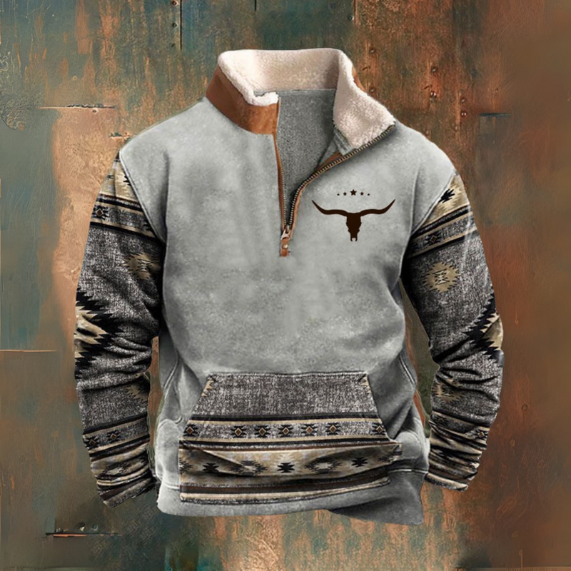 ARNAUD LYON | PULL AVEC DEMI-FERMETURE AUTOMNALE