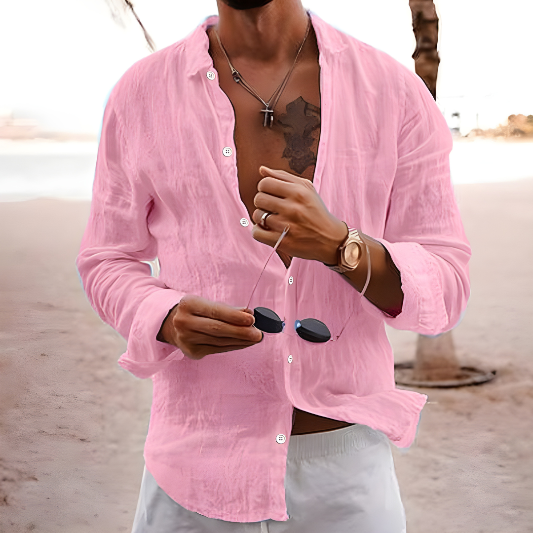ARNAUD LYON | CHEMISE D'ÉTÉ EN COTON NATUREL