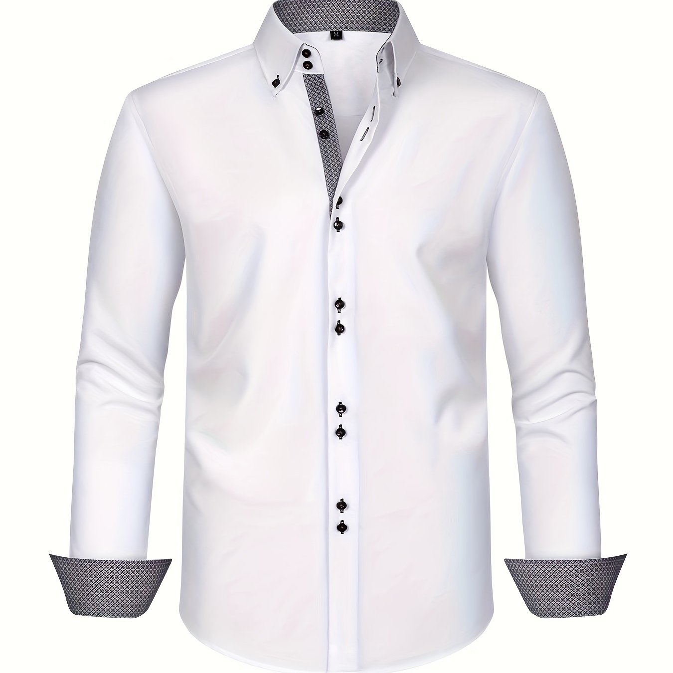 ARNAUD LYON | CHEMISE ÉLÉGANTE LÉGÈRE AVEC DÉTAILS CONTRASTÉS