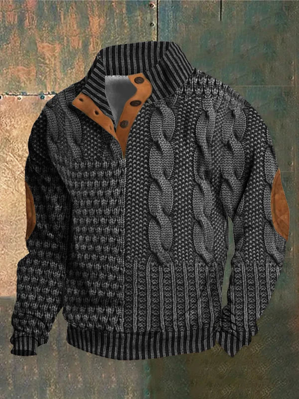 ARNAUD LYON | PULLOVER CHAUD À MOTIF
