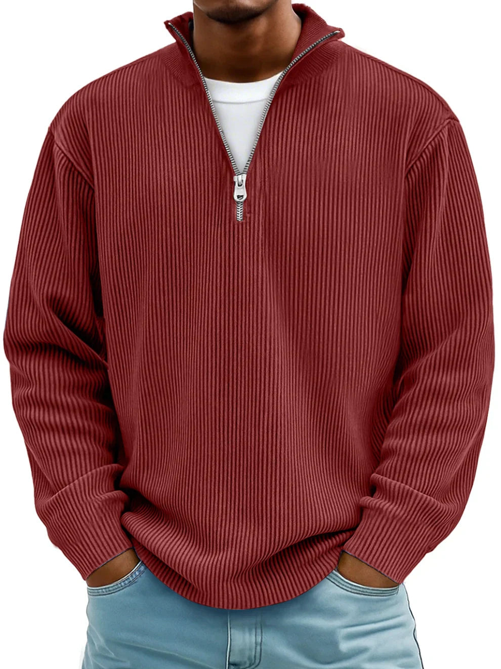 ARNAUD LYON | PULL AVEC ZIP TENDANCE